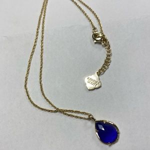 Blue Kendra Scott necklace